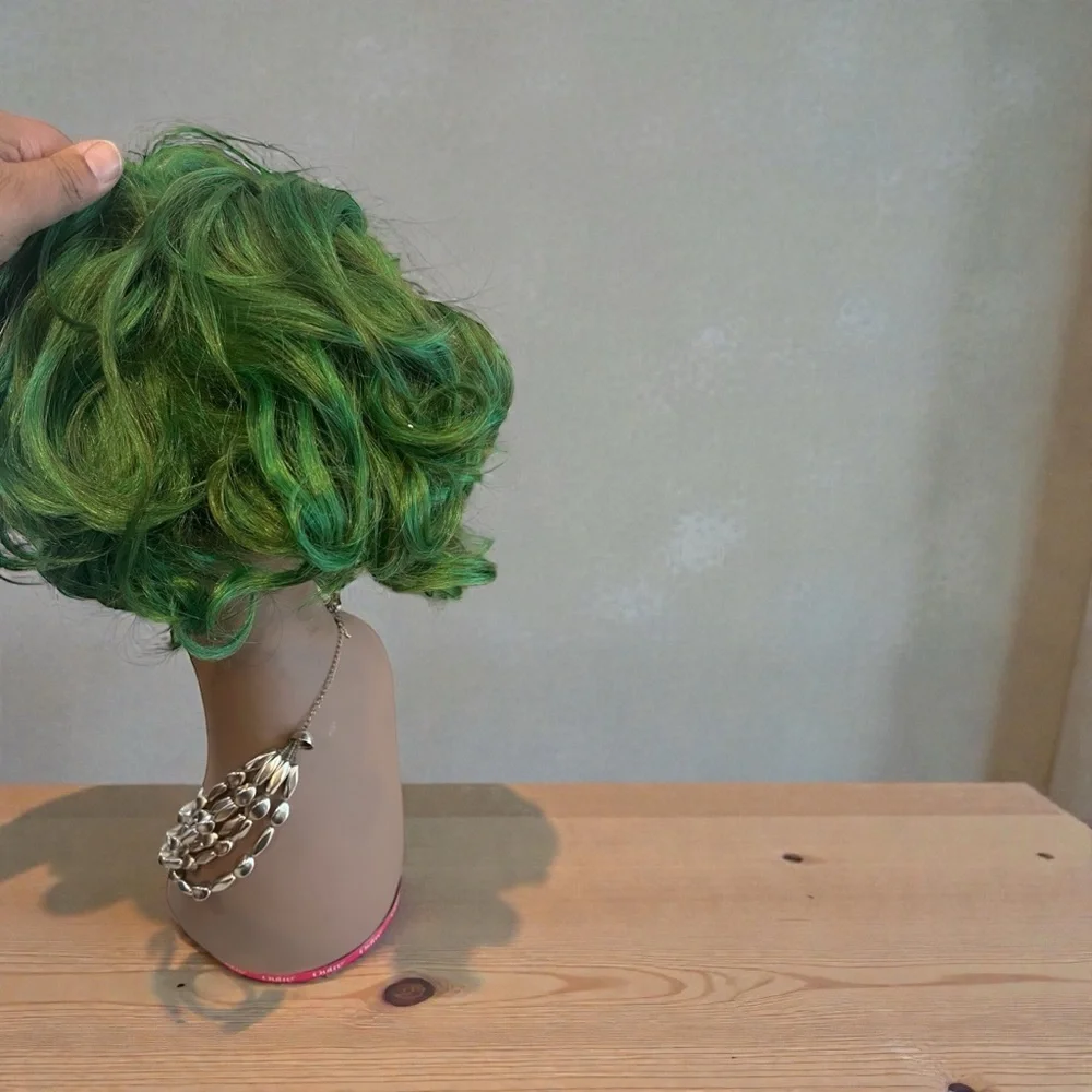 Green Joke Wig Cap Unisex – Fashion Wig H1160HY #3 – New with Tag